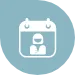 Schedule icon for booking a cleaning with Eloise’s Cleaning Services in Wilmington, NC, on our trusted affiliates page.